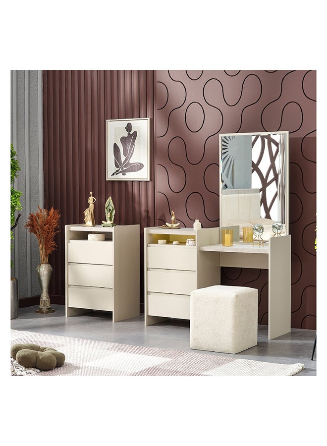 Home Box Zeta 6-Piece King Bedroom Set 209.2 x 120 x 200 cm - Image 2