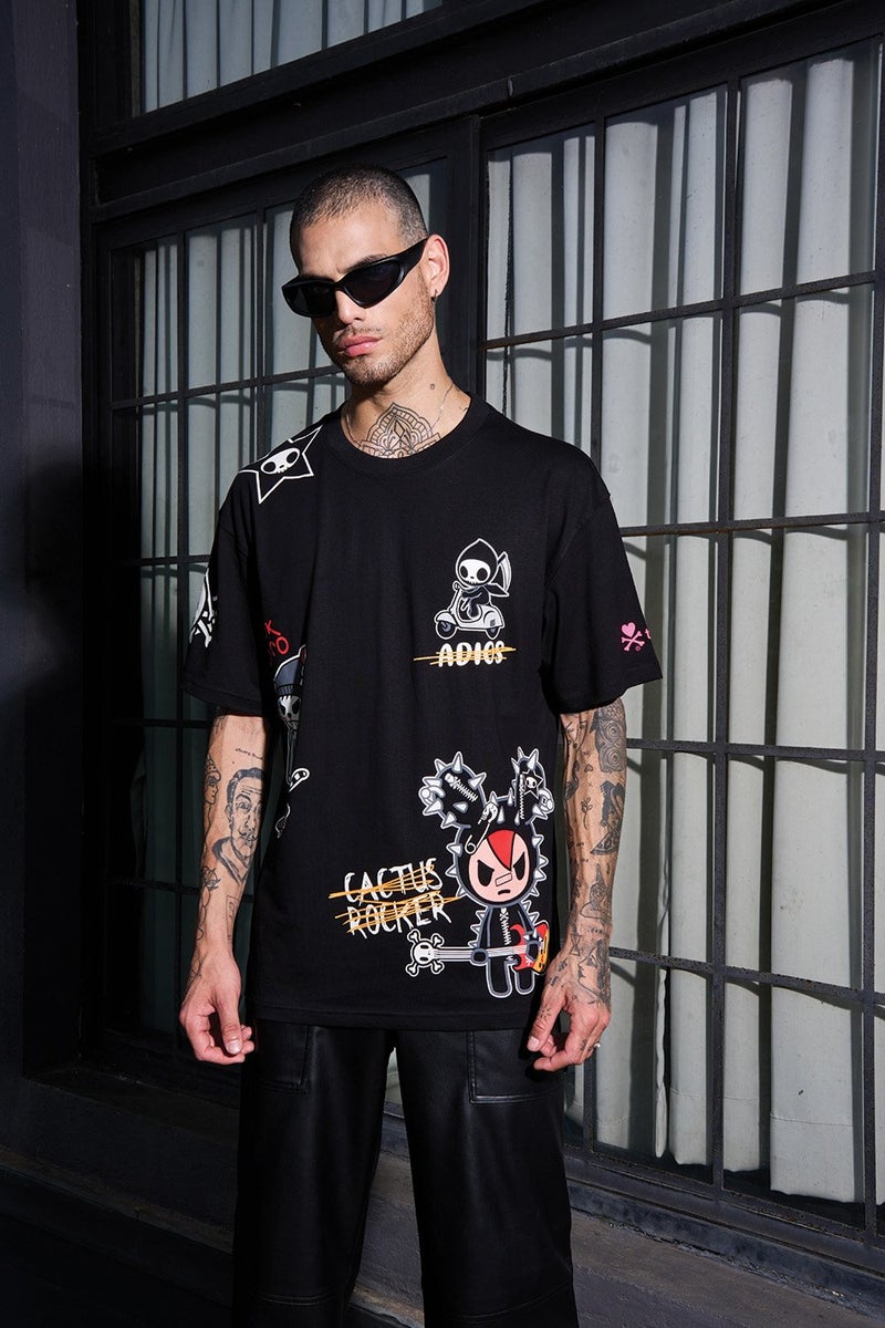 Bonkers Corner Tokidoki All Oversized T-shirt - Image 1