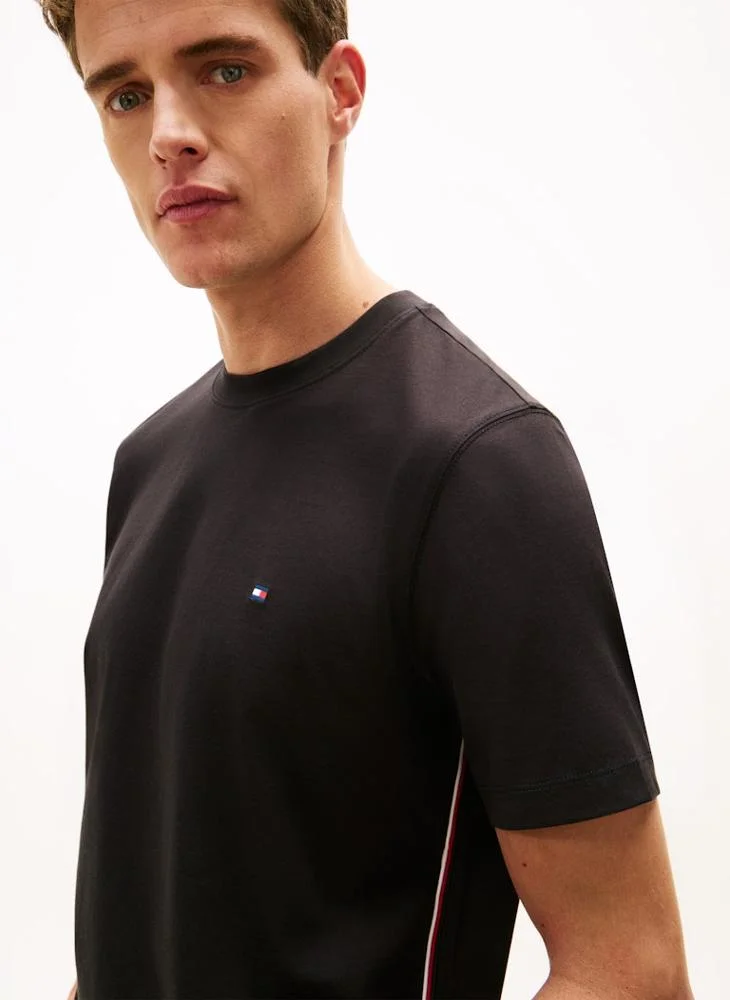 TOMMY HILFIGER  Global Stripe Side Seam Jersey T-Shirt for Men | Best Price UAE