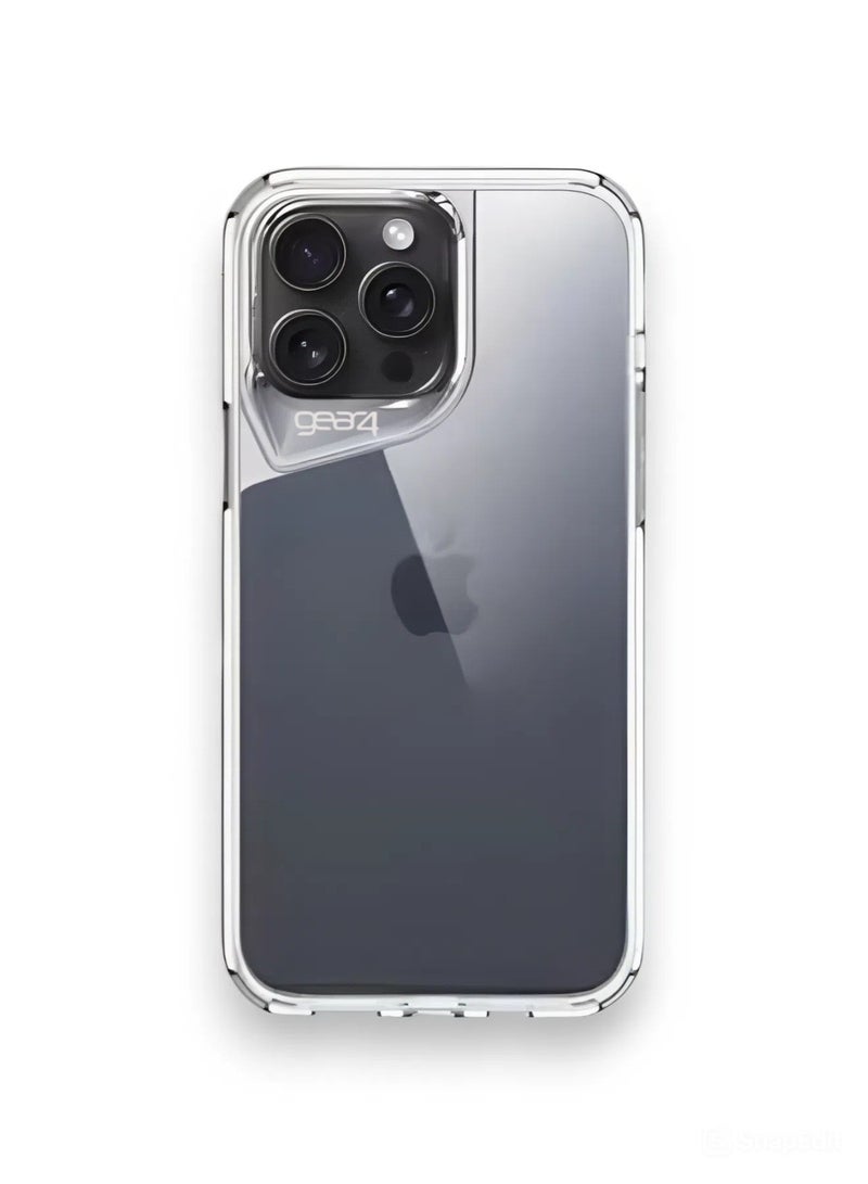 جيرفور جراب موبايل ايفون 16 برو (iPhone 16 Pro) مضاد للصدمات, غطاء حماية مضاد للخدش, مصنوع من البولي يورثين الحراري عالي الجودة - شفاف - Image 1