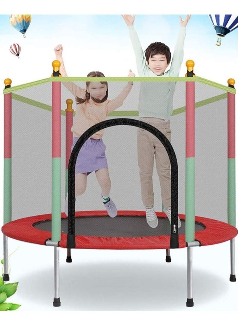 ELTRAZONE - Indoor Trampoline, Kids Adult Bouncer, Baby Jumper, Children Bouncers With Guardrail Fitness, Thick Spring, Anti-Skid Shock Absorption - Image 1