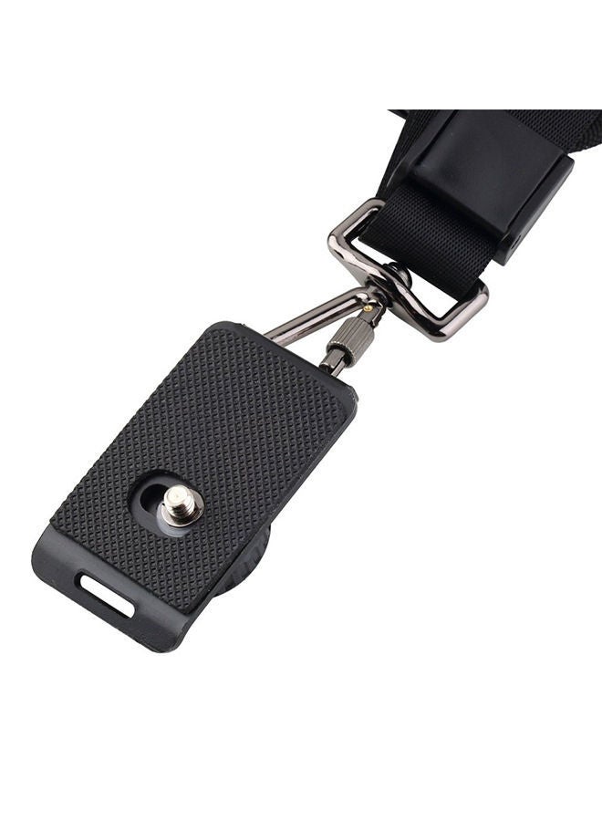 NIBEMINENT Dual Shoulder Neck Strap For DSLR/SLR Camera Black  - Image 3