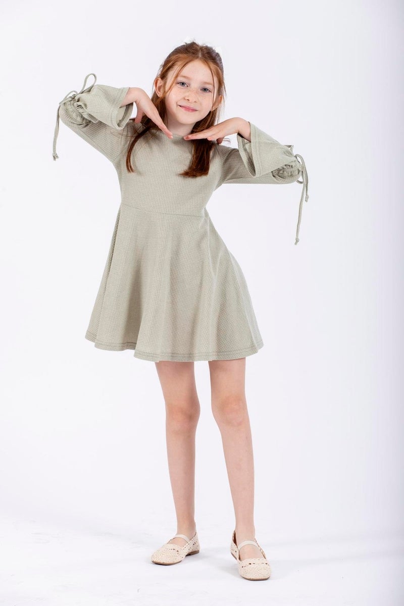 Zepkids Tie-Sleeve Knit Dress  - Image 1