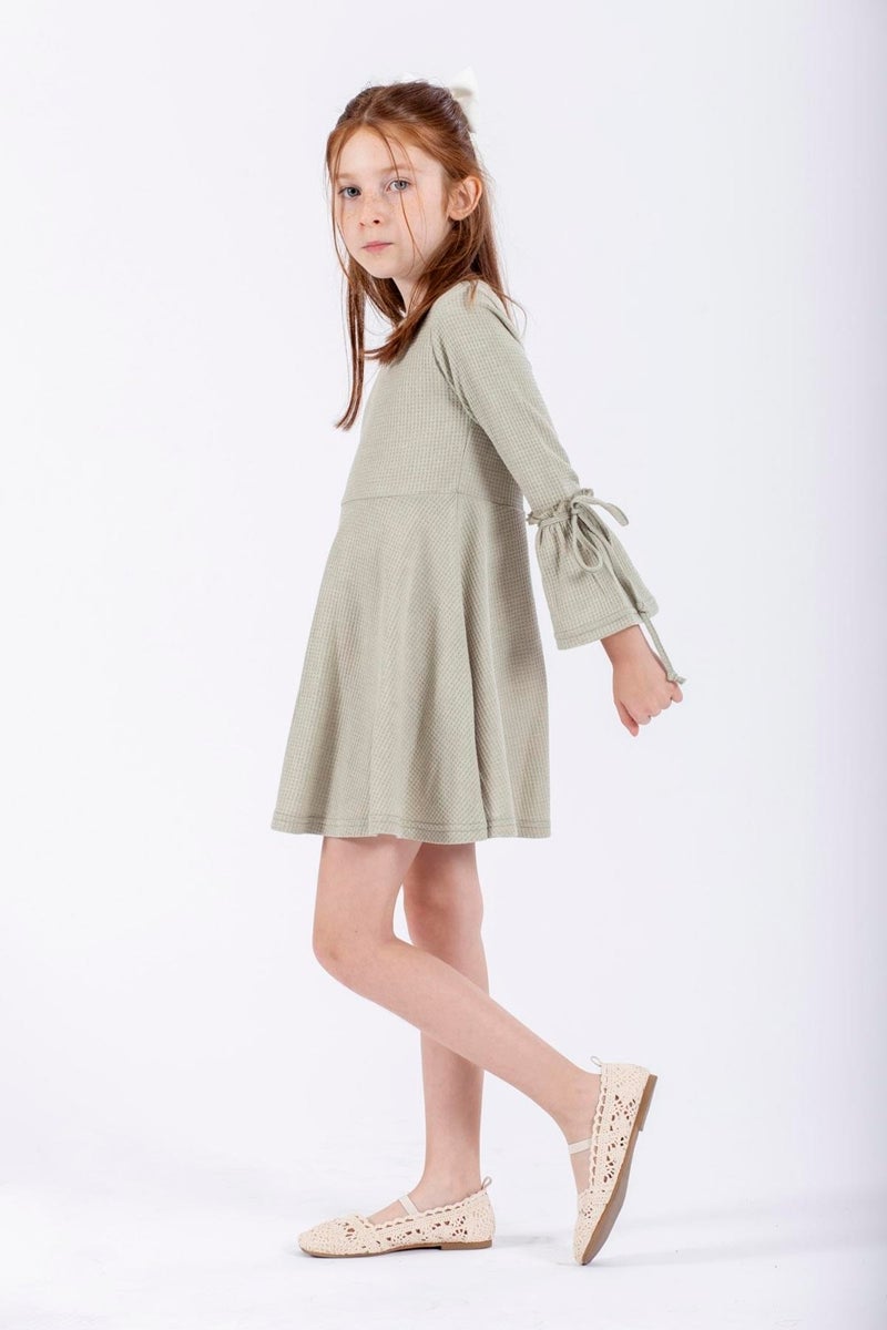 Zepkids Tie-Sleeve Knit Dress  - Image 4