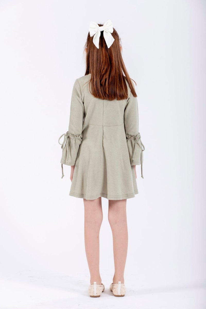 Zepkids Tie-Sleeve Knit Dress  - Image 5