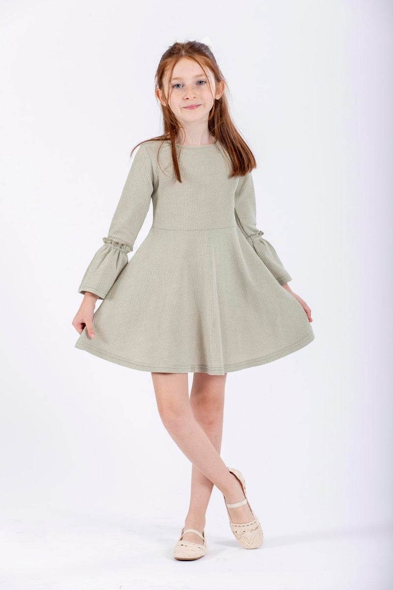 Zepkids Tie-Sleeve Knit Dress  - Image 3
