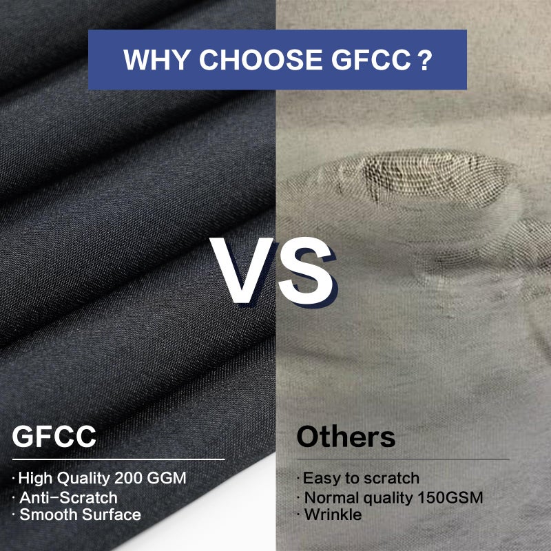 جي اف سي سي GFCC 48 بوصة جولة المائدة المائدة - مستودع المائدة بوليستر مستديرة طاولة طاولة طاولة قطعة قماش للحدث حفل زفاف حفل عيد ميلاد مطعم الأسود - Image 2