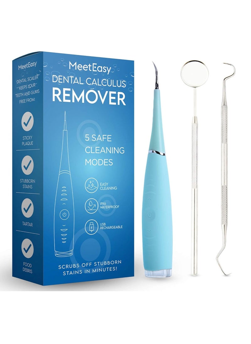 Meeteasy - Dental Cleaner Tool Kit - Dental Care for Adult - 100% Proven Safe - Image 1