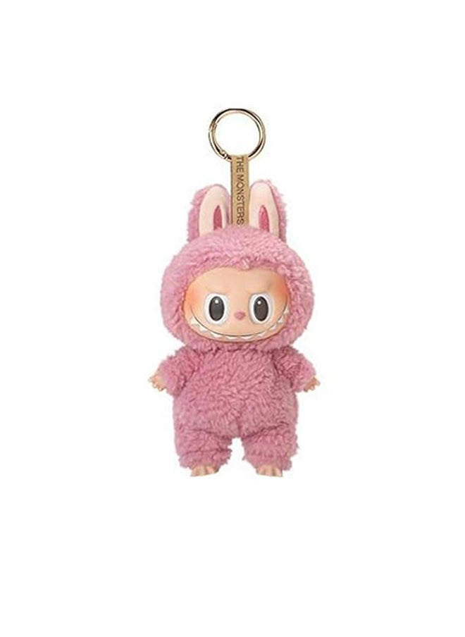 Labubu Keychain Backpack Key Pendant, Plush Toy Pendant Hanging Decoration Key Ring Card Gift, Stress Relieving Accessory  - Image 1