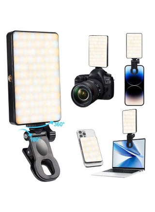 120 LED Selfie Fill Light With Front & Back Phone Clip, 3000mAh Rechargeable ,3 Modes with 10 Level,Portable Clip on Light for Phone/Tablet/Laptop, Zoom Call TikTok Video Fill Light - pzsku/Z9F89A2536ADCA9AE6852Z/45/1746004631/308203eb-e2ce-42aa-8777-f6589fb5f4cf