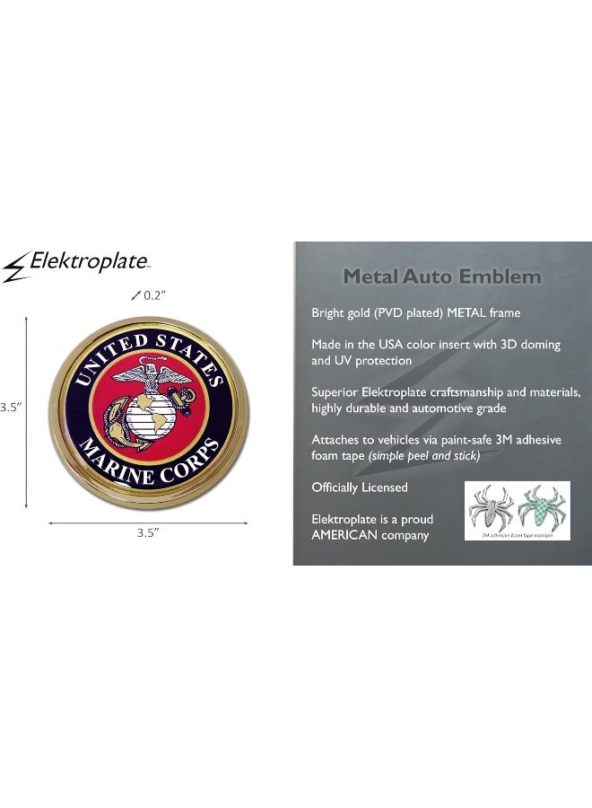 Elektroplate Marine Seal Chrome Auto Emblem - Image 3