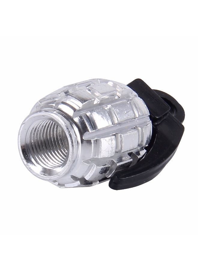 NIBEMINENT 4-Piece Grenade Shaped Car Tire Valve Cap  - Image 2