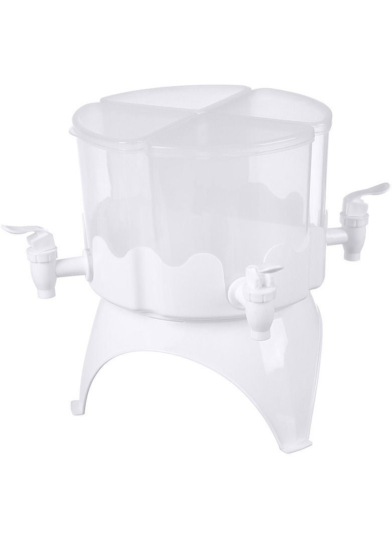 Home 4 in 1 Rotary Cold Kettle 4L Built-in Faucet Removable Rotary Refrigerator Homemade Beverage Water Dispenser Fruit Tea Coffee Maker can be used for outdoor parties and family gatherings - Image 3