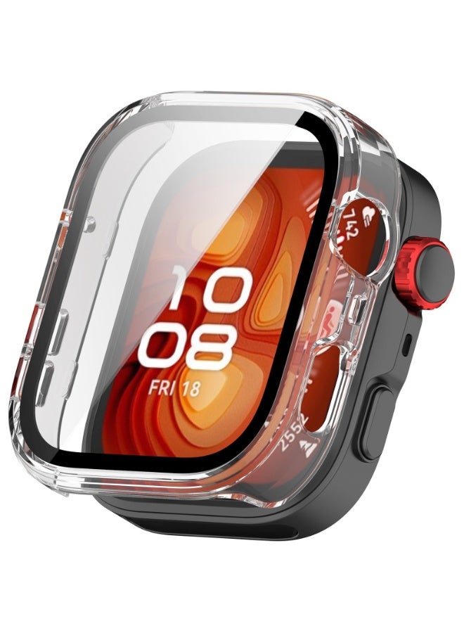 Huawei Watch Fit 5 Case Hard PC Case with Tempered Glass Screen Protectors Full Protective Cover - Image 1