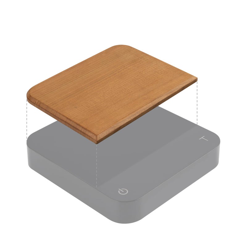 watchget Coffee Scale Wooden Pad Heatproof Pad Fit for ACAIA PearlPearl S Digital Coffee Scale