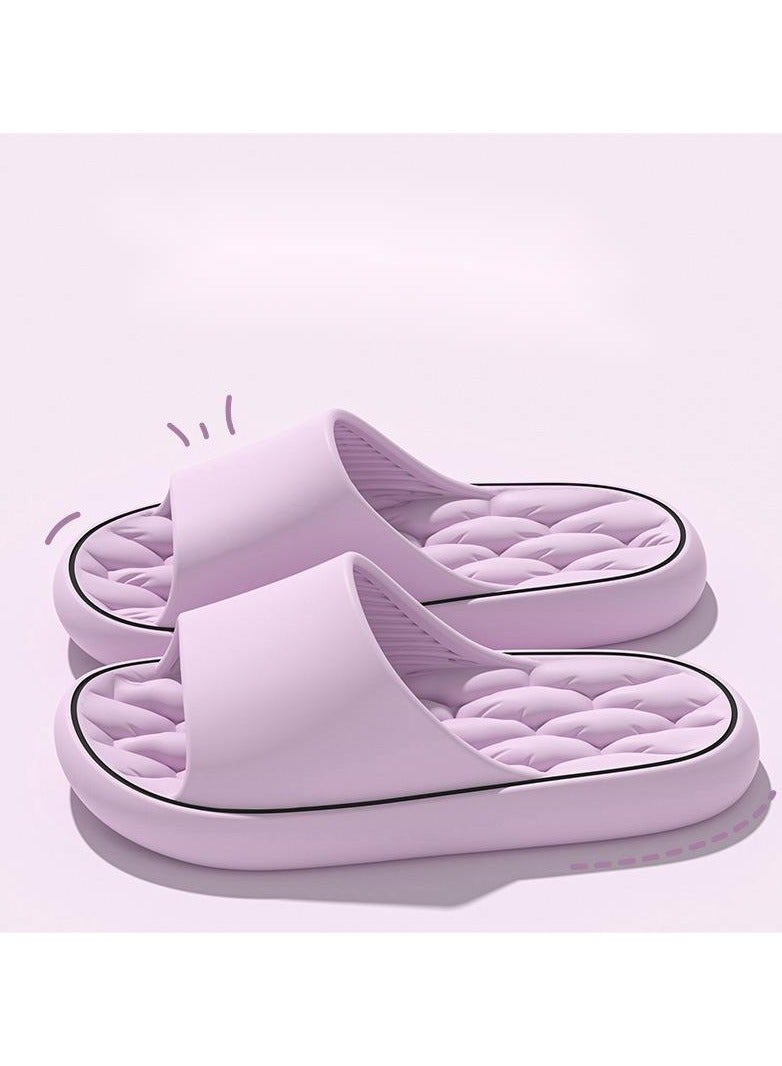 Breathable Slippers Lndoor Non-Slip Slippers For Men And Women's Bathroom Leaky Slippers Do Not Smell - Image 1