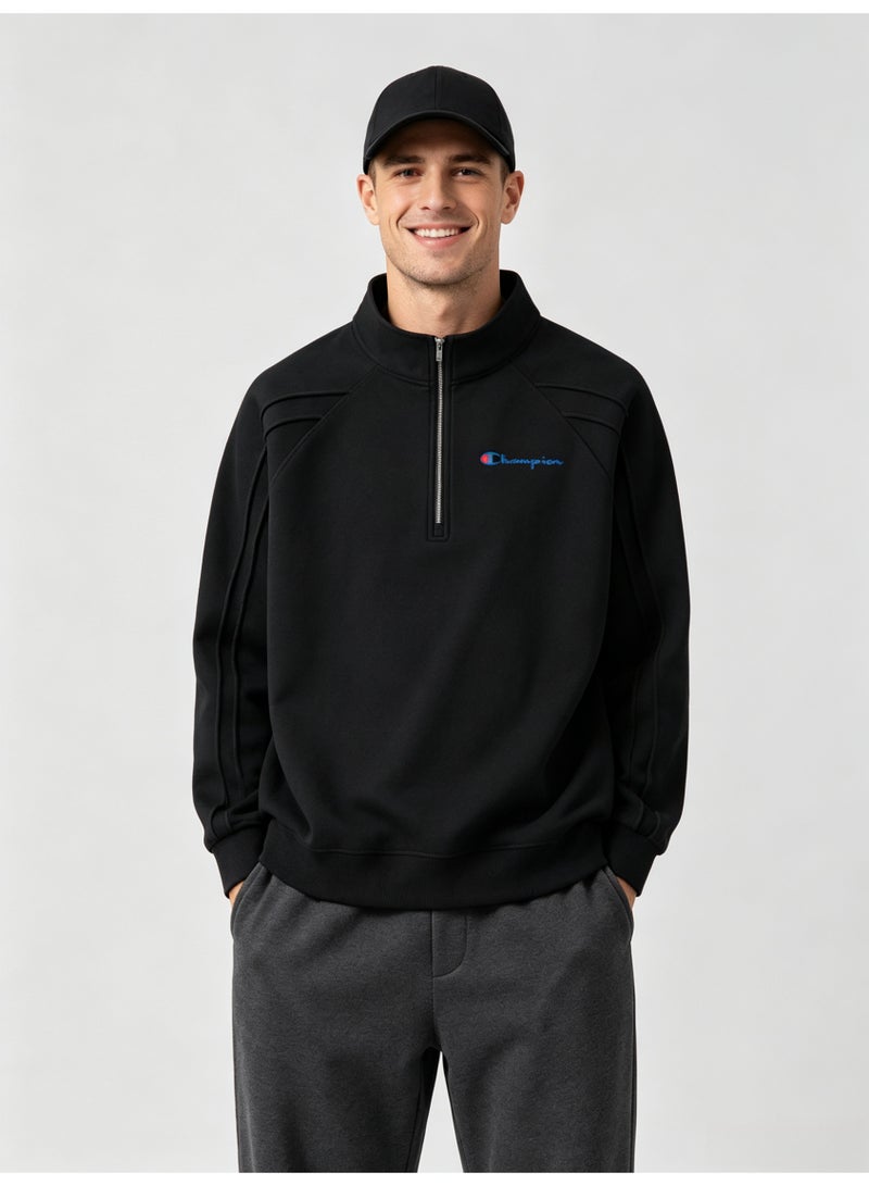 شامبيون Champion Half zipper sweater for men and women - Image 2
