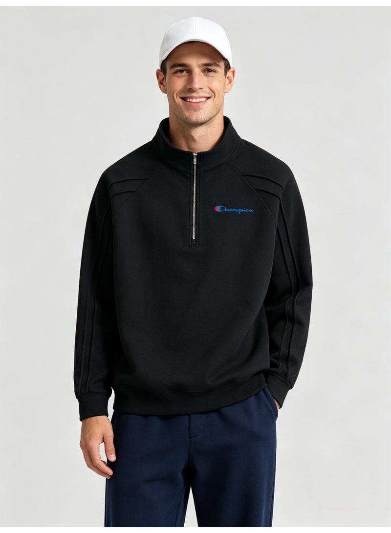 شامبيون Champion Half zipper sweater for men and women - Image 3