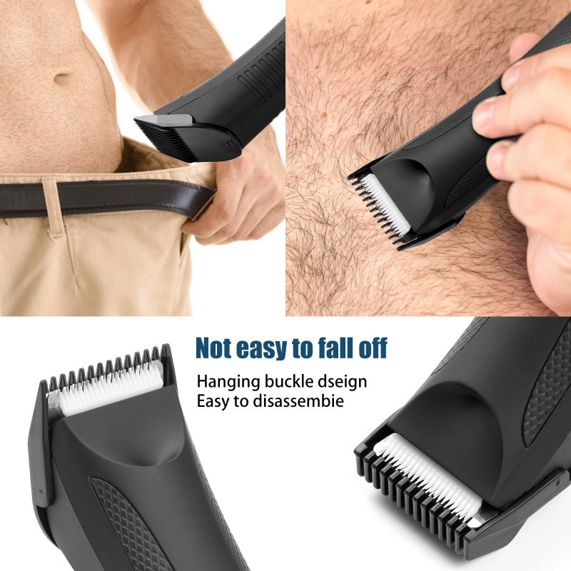 Amorka 4 Professional Hair Trimmer Guards Cutting Guides for Manscaped The Lawn Mower 3.0 with Organizer - From 1/8" to 1/2" inch - Precisely Fit for Manscaped Lawn Mower 3.0 Replacement Combs - Image 4