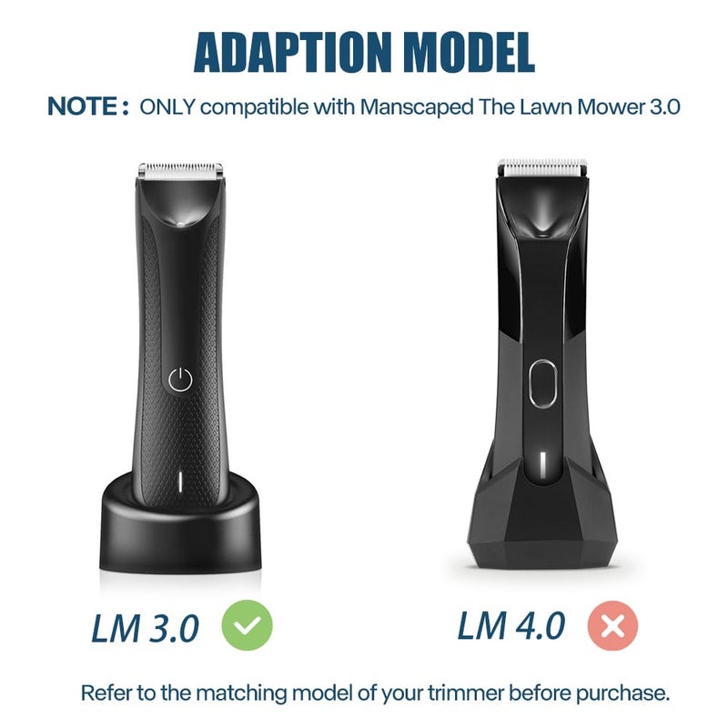 Amorka 4 Professional Hair Trimmer Guards Cutting Guides for Manscaped The Lawn Mower 3.0 with Organizer - From 1/8" to 1/2" inch - Precisely Fit for Manscaped Lawn Mower 3.0 Replacement Combs - Image 5