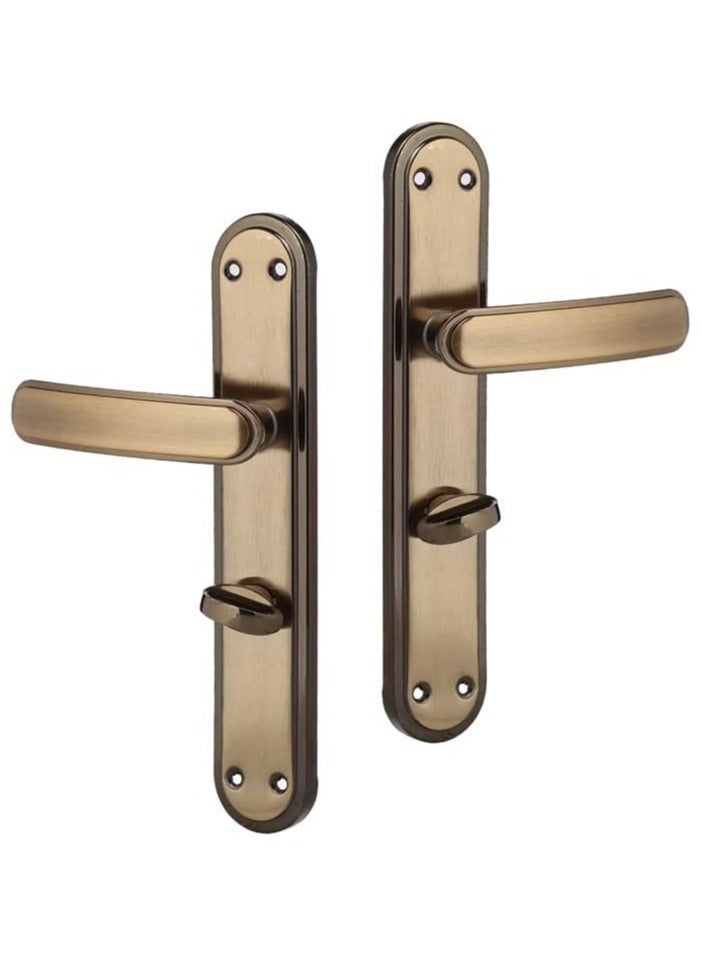 طقم أكره ماركيز 2 قطعه مؤكسد اصفر (طقم اكرة كومكس للحمام)