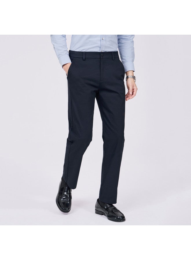Septwolves Stretch Non-iron Anti-wrinkle】new Autumn/winter Brand Embroidered Spandex Trousers Men's Casual Pants Dress Pants - Image 3