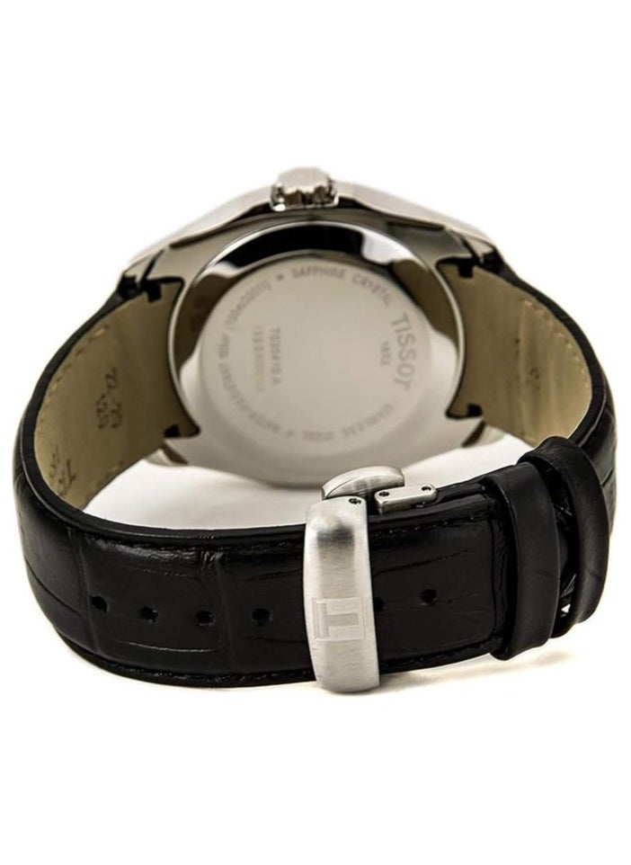 TISSOT - Tissot Couturier Men's Black Dial Leather Band Watch - Image 1