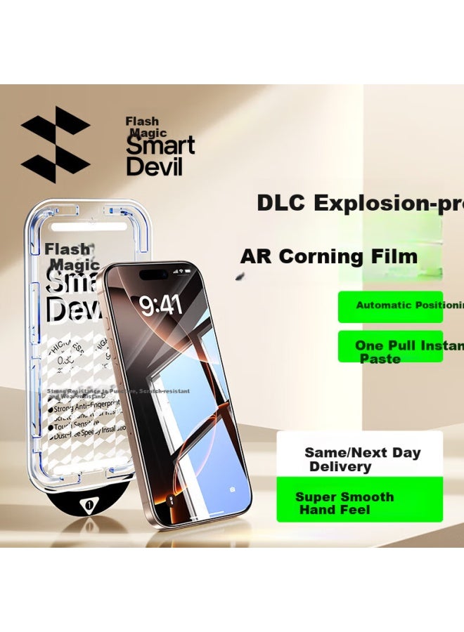 Smartdevil Tempered Glass Screen Protector For Iphone 16 Pro Max With Corning Film, Full Coverage Anti-explosion Anti-fingerprint Dustproof Screen Protector For Apple 16 Pro Max - Image 1