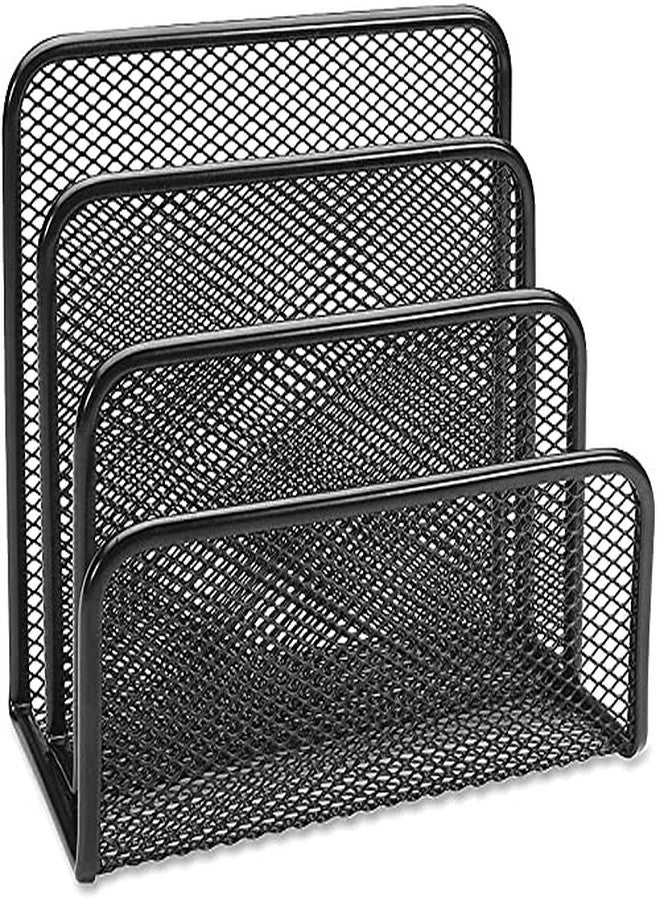 Lorell Mesh Vertical Desktop File Sorter 5.6" x 5.3" - Image 2
