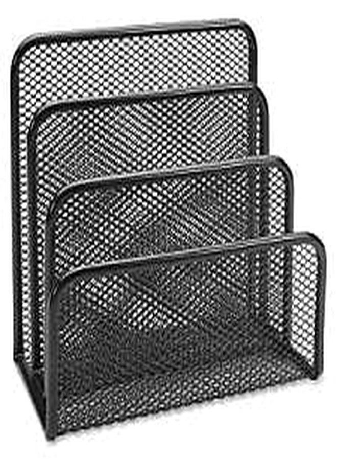 Lorell Mesh Vertical Desktop File Sorter 5.6" x 5.3" - Image 4