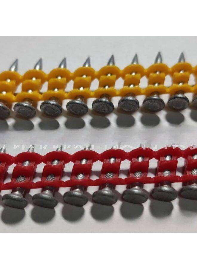 Concrete Nails, Steel, Zinc Plated, Strip - Image 3
