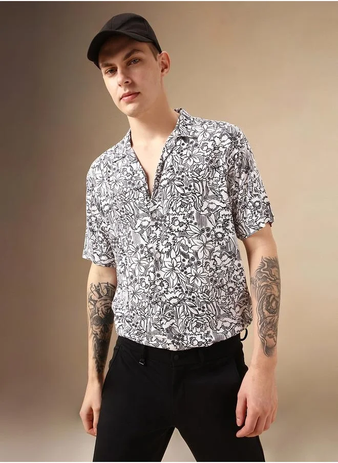 دينيس لينغو Men’s Relaxed Fit Multi Colour Rayon Shirt – Classic and Comfortable