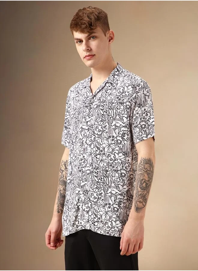 دينيس لينغو Men’s Relaxed Fit Multi Colour Rayon Shirt – Classic and Comfortable