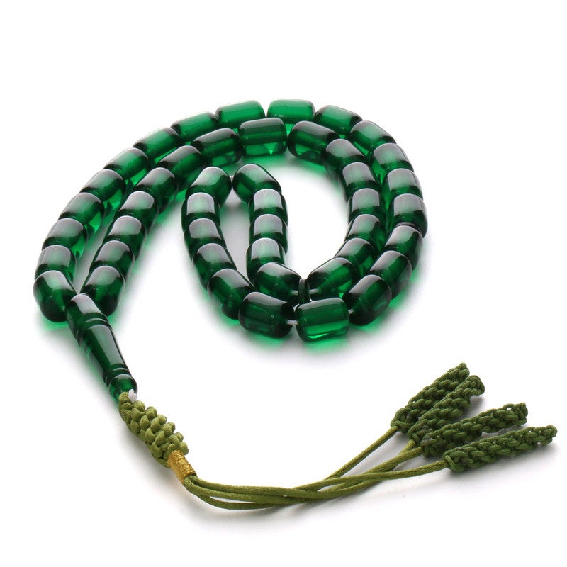 آر إس مسباح تراب الكهرمان البولندي لون الأخضر 45 كركوشة - Image 1