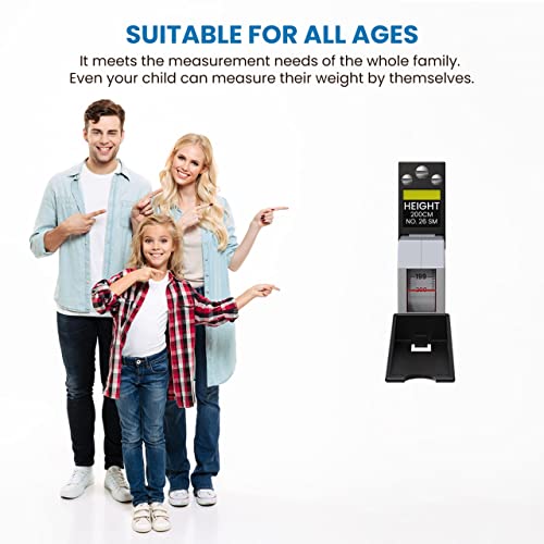 EASYCARE® Wall-Mounted Manual Height Measuring Scale for Kids & Adults, 2-Meter Roll Ruler Growth Stature Meter for Accurate Height Measurement, Perfect for Home, Schools, Clinics, and Gyms - Image 4