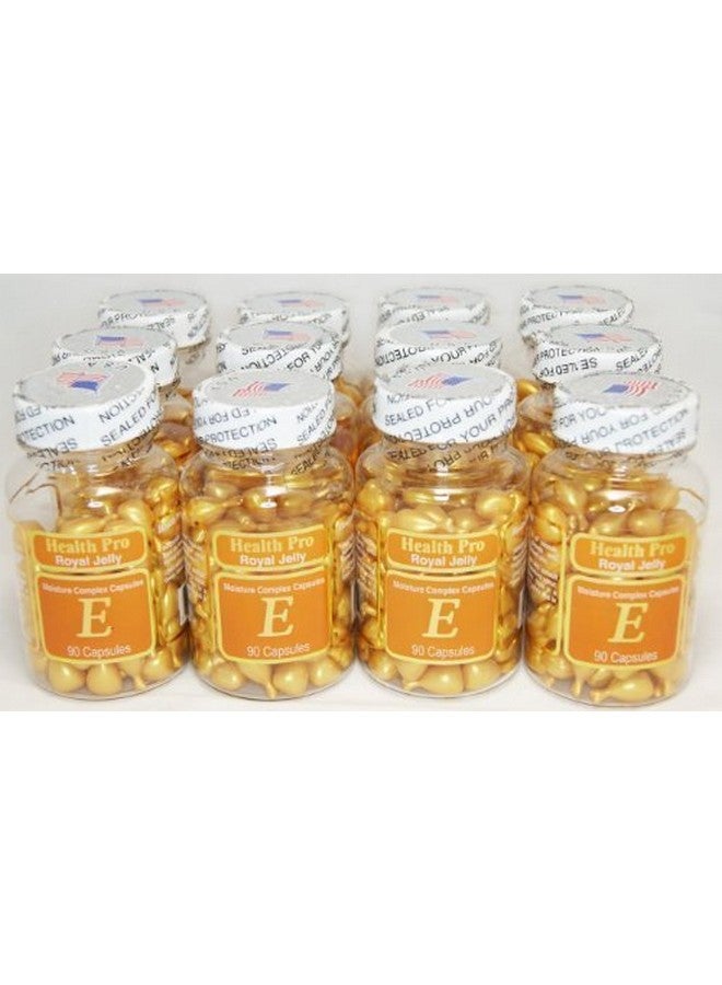 Nu-Health Royal Jelly Vitamin E Moisture Complex (90 Capsules) - 12 Pack