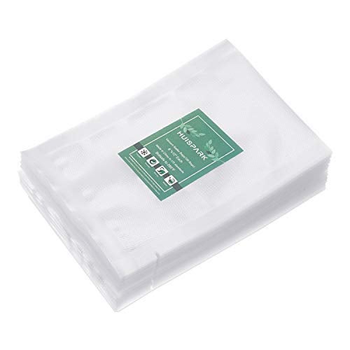 HUISPARK Vacuum Sealer Bags,Heavy Duty Pre-Cut Design Commercial Grade 4x6 Inch Food Sealable Bag for Heat Seal Food Storage, Seal Bag Boilsafe to 280°F Freezable, Resizable,Reuseable (100Pcs) - Image 3