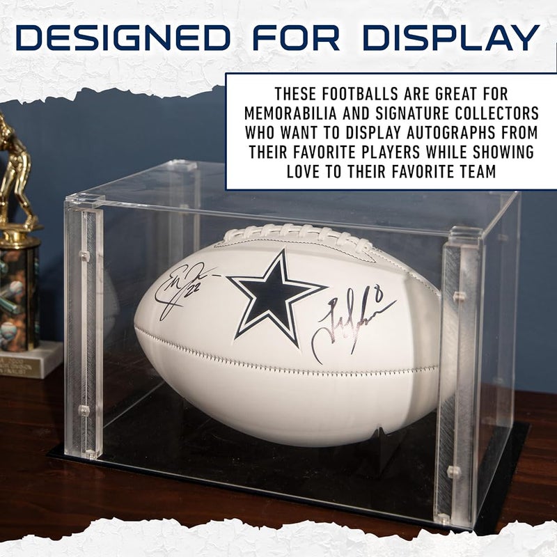 Franklin Sports NFL Autograph Football - Official Size White Panel Souvenir Football for Autographs + Signatures - NFL Team Fan Shop Memorabilia Football for Display - Image 5