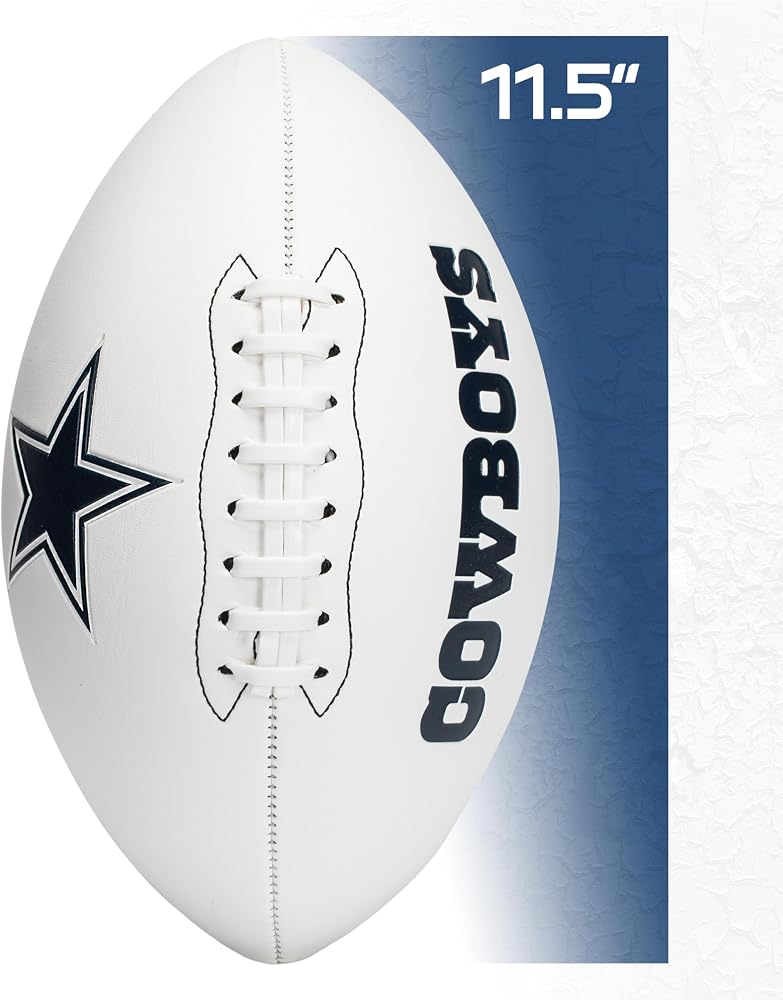 Franklin Sports NFL Autograph Football - Official Size White Panel Souvenir Football for Autographs + Signatures - NFL Team Fan Shop Memorabilia Football for Display - Image 2
