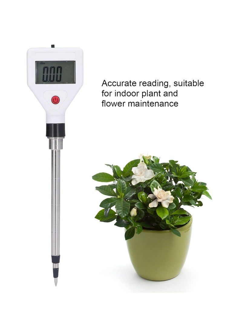 جي جوت جهاز قياس الموصلية الكهربائية للتربة، جهاز محمول لاختبار النباتات المزروعة في أصيص، جهاز رقمي لاختبار الموصلية الكهربائية للزهور، للحديقة - Image 3