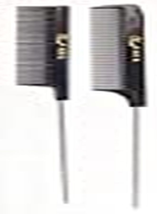 Krest Pintail Combs Weaving Foiling Fine Tooth Rattail Hair Comb Xl. 2 Pc. - Image 3