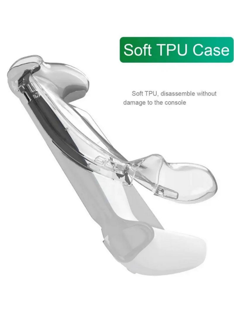 غطاء TPU لجهاز Sony PlayStation Portal شفاف - غطاء واقي كامل للحماية من السقوط، مقاوم للصدمات، مضاد للغبار، مقاوم للخدوش، مع قبضة مريحة - Image 2