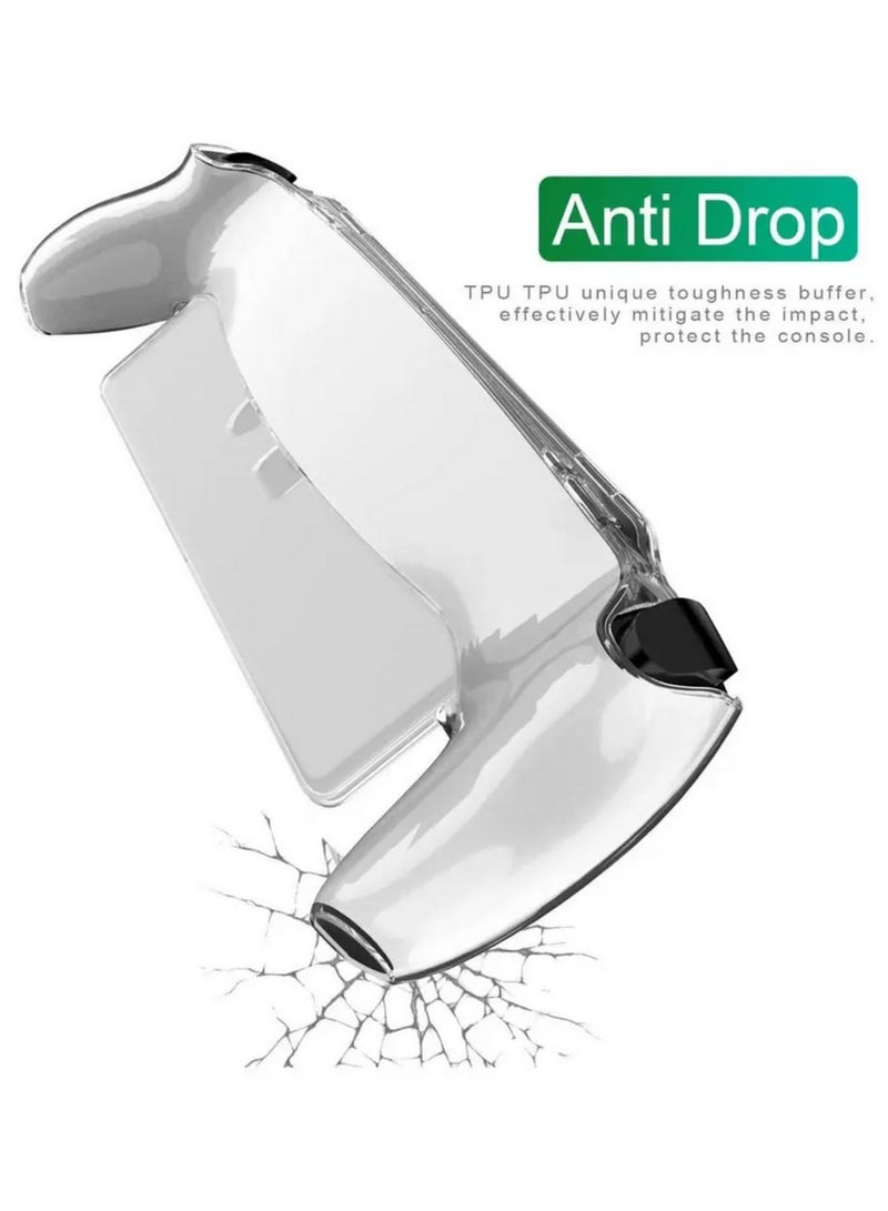 غطاء TPU لجهاز Sony PlayStation Portal شفاف - غطاء واقي كامل للحماية من السقوط، مقاوم للصدمات، مضاد للغبار، مقاوم للخدوش، مع قبضة مريحة - Image 5