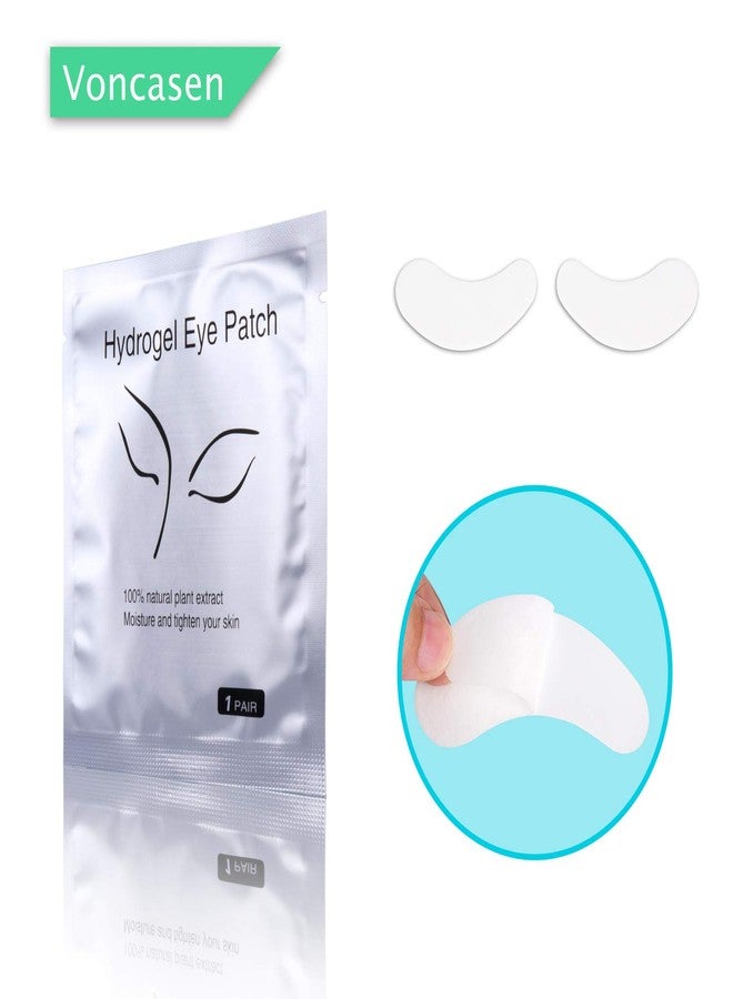Voncasen 50 Pairs Set, Under Eye Pads, Comfy and Cool Under Eye Patches Gel Pad for Eyelash Extensions Eye Mask Beauty Tool - Image 2