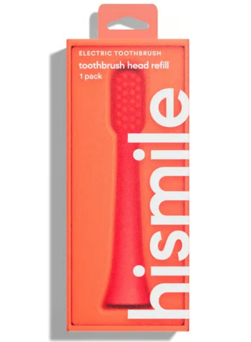 HiSmile Red Electric Toothbrush Head  - Image 1