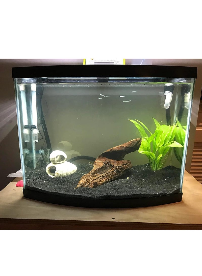 ڤسيل24 2-4 مم صخور النهر الطبيعية أحجار صغيرة سوداء مصقولة حصى زخرفية للنباتات، ديكور المنزل DIY، حصى حوض السمك، حشو المزهرية، حديقة الجنية، أحجار المناظر الطبيعية الخارجية - Image 2