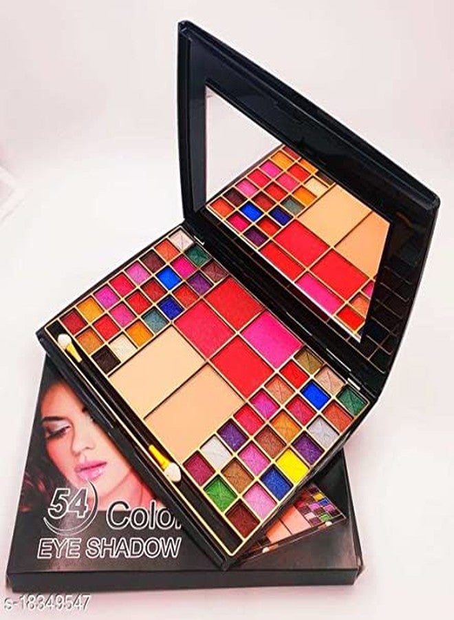 Elecsera Make up kit 54 Color Mix Eyeshadow Matte, Cream, Velvet and Glitter Shimmer 75 g (Multicolor) - Image 2