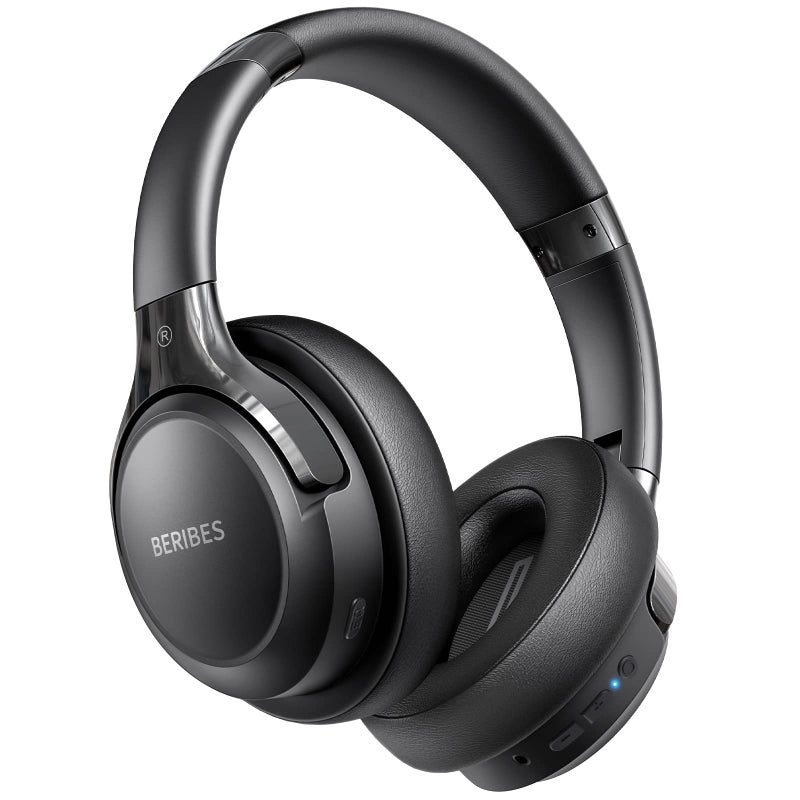 BERIBES Bluetooth Headphones Over Ear 65H Playtime and 6 EQ Music Modes Wireless Headphones with Microphone HiFi Stereo Foldable Lightweight Headset Deep Bass for Home Office Cellphone PC Ect - Image 2
