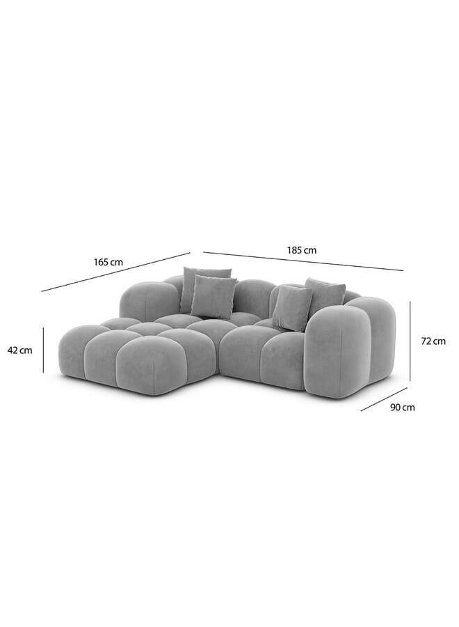 Woodz Cloud Sofa Lite Grey 3 Seats  - Image 2