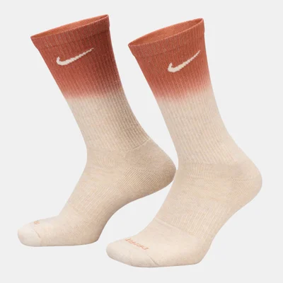 نايكي Everyday Plus Cushioned Crew Socks (2 Pairs)